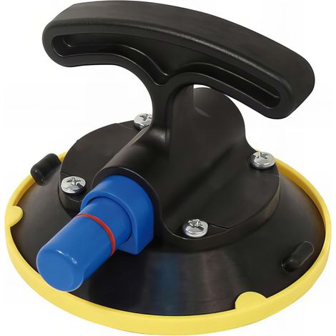 Ventouse à pompe 120 mm – Charge maximale 18 kg – Système de pompe à vide pour surfaces lisses – Parfaite pour carrelage et verre – Mejix