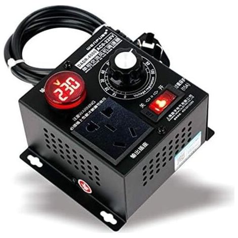 Regulador de intensidad, regulador de voltaje SCR de 220 V CA, 9 A, 4000 W, controlador de velocidad de ventilador de motor