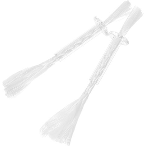 Mèches de Lampe à Huile 2 Pièces en Verre et Coton pour Remplacement (1/5)