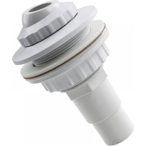 Boquilla de entrada para piscinas con paredes de acero, boquilla de retorno con cabezal giratorio, aspersor de piscina, conector de manguera de 32 mm/38 mm, accesorio para piscina (1/5)