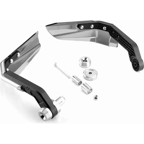 Protège-mains de moto, protège-mains de moto anodisés, protection contre le vent universelle pour guidon de 7/8'', 1 paire. (1/4)