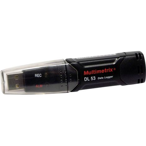 Multimetrix P06230801 DL 53 Data logger umidità, Data logger temperatura Misura: Umidità dell'aria, Temperatura -40 fin (1/2)