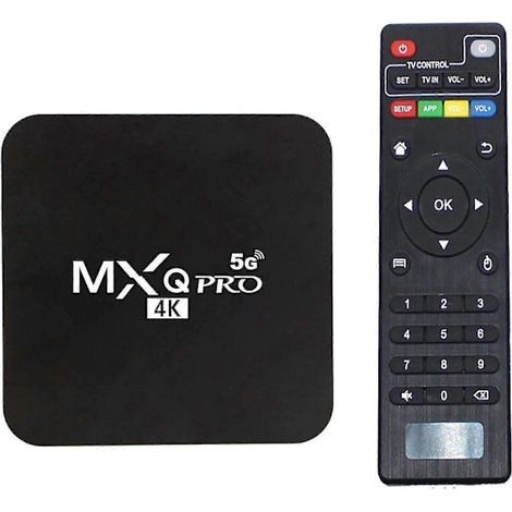 4K HDR Android TV Box, Streaming Media Player, 4 GB RAM, 32 GB ROM, Allwinner H3 Prozessor, Smart TV-FX- (1/5)