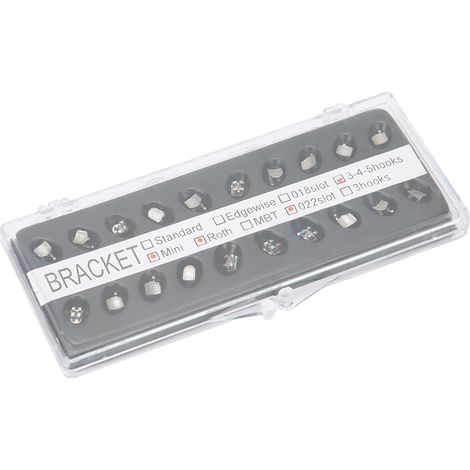 20 pièces de bagues orthodontiques métalliques auto-ligaturantes - Matériel dentaire (1/5)
