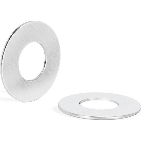 arandela redonda d30 g.1mm acabados cromo satinado, negro, blanco acabado cromo cepillad acabado cromo cepillad acabado cromo cepillad (1/3)