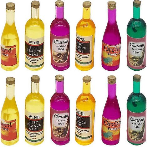 12 mini-bouteilles de vin (1/3)