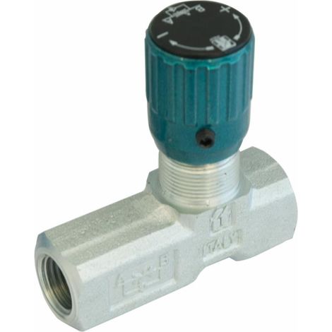 Regolatore di flusso unidirezionale da 1/4" in acciaio (1/2)