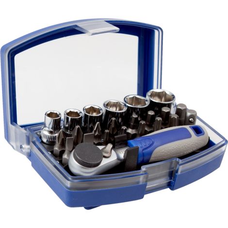 IRIMO - Jeu de 23 douilles et embouts 1/4"