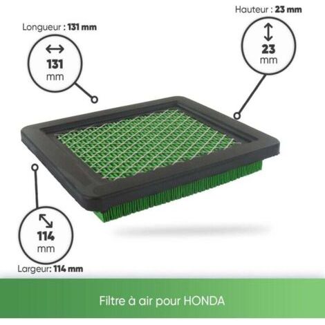 Air filter for Honda lawnmower – Replaces original filters 17211-ZL8-000, 17211-ZL8-003, 17211-ZL8-013, 17211-ZL8-023, 17211-Z8B-901, 17211-ZE8-000, 17211-ZE8-000, 17211-ZL8-000, 17211-7