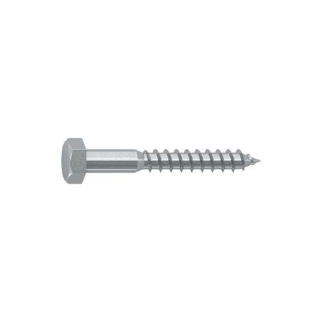 VITE TIRAFONDI PER LEGNO CLASSE 4.8 DIN-571 UNI-704 ZINCATA IN BLISTER- - ø mm.5x50 in blister pz.15 (B) - 5 blister AMBROVIT