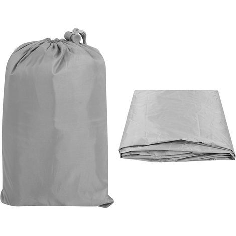 Housse de protection carrée pour spa extérieur étanche et anti-poussière 220x220x30cm Gris (1/5)