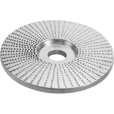 Disque abrasif pour meuleuse d'angle en bois, revêtement en carbure de tungstène, alésage de 5/8 pouce, pour le ponçage et la sculpture. (1/5)