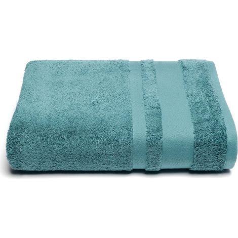 CALEFFI - SERVIETTE BAIN 100X150 CM EN COTON DOUX ET ABSORBANT - DRAP DE BAIN GRANDE TAILLE LAVABLE - SERVIETTE DE PLAGE, SAUNA