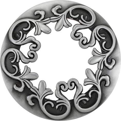 Couvercle Illuma en métal argenté Antique pour Aider Les bocaux à brûler uniformément  Accessoire de Bougie  Couvercle Illuma pour Bougie (1/4)