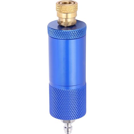 Filtre séparateur huile/eau pour compresseur d'air 30 MPa/40 MPa/4500 psi avec connecteur femelle 8 mm et connecteur mâle droit