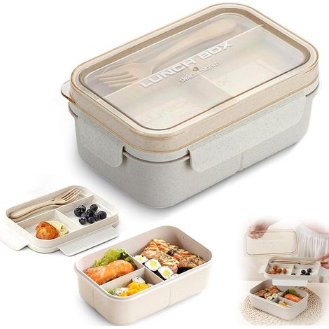Récipient alimentaire étanche de 1200 ml, compatible micro-ondes et lave-vaisselle, pour enfants et adultes, idéal pour l'école, le travail et les pique-niques. (1/5)