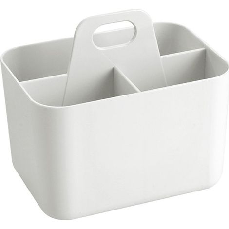Organisateur de douche compartimenté - Porte-savon étagère de salle de bain - Rangement pour produits de douche - Caddy mural et de cabinet (1/5)