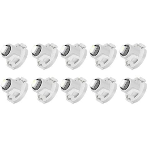 10x Ampoule LED blanche T4 T4.2 Neo Wedge 1-SMD pour tableau de bord et éclairage de climatisation Fg (1/3)