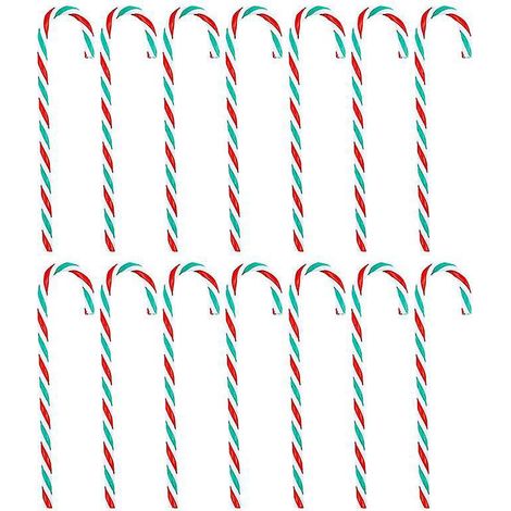 28-teiliges Hängedekor in Form von Zuckerstangen (1/3)