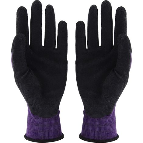 Gants de jardinage en nylon nitrile latex résistants à l'usure et offrant une excellente adhérence pour une utilisation en toute sécurité (1/5)