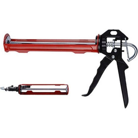 TrAdE Shop Traesio - Pistola Manuale Per Silicone E Sigillante Impugnatura Ergonomica Fai Da Te -