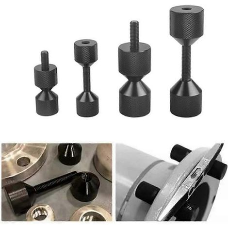 piezas de pasadores de brida de aluminio de dos orificios de 1-1/8 pulgadas, pasadores de alineación de dos orificios y brida desmontable de 1-5/8 pulgadas