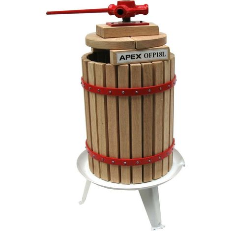 Obstpresse 18 Ltr incl 2 x Netz Maischepresse 55322 Weinpresse Apfelpresse Saft (1/4)