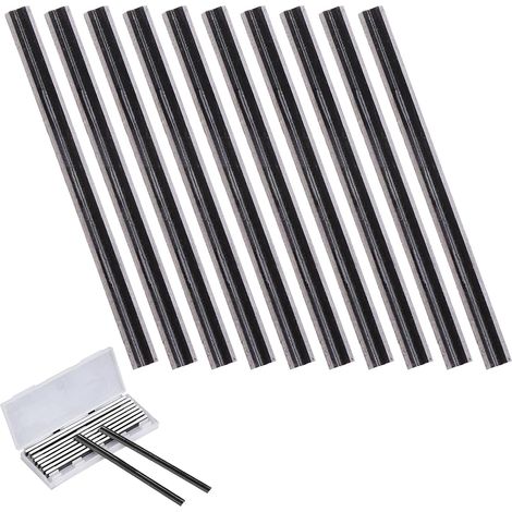 Planer Knife Set of 10 82mm Planer Knife Electric Planer Planer Replacement Blade Manual Guide Blades Replacement Blades Wood Planer Blades (1/5)