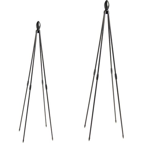 Es handelt sich um ein Rankgitter/eine Blumenstütze/ein Gartenelement, das aus an den vier Ecken ineinandergreifenden Blumentürmen besteht. Der 120 cm lange Pfosten setzt sich aus zwei miteinander ver (1/5)
