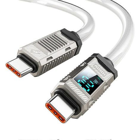 2 m langes USB-C-zu-USB-C-Kabel mit 100-W-Schnellladefunktion für Xiaomi und MacBook B (1/5)