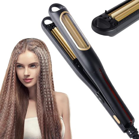 Fer à boucler automatique - Boucleur volumisant pour coiffures volumineuses, fer à friser ondulé, antistatique - Température réglable pour tous types de cheveux (1/5)