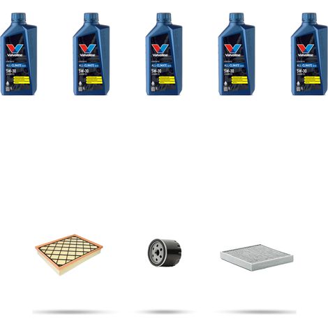 Kit tagliando 3 FILTRI e 5L OLIO compatibile con Ford Galaxy III 1.5 EcoBoost 121kw dal 2018 (1/5)