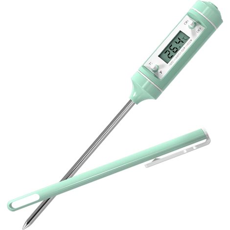 Digital Kitchen Thermometer for Baby Food, Food Thermometer with LCD Display and Long Probe for Instant Reading °C/°F (1/5)