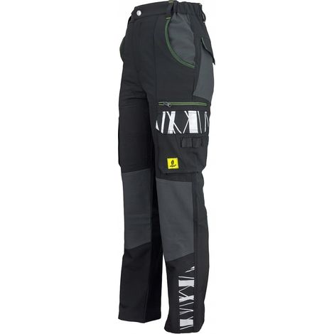Pantalones de trabajo softshell Urgent URG733 negros talla 60 (1/5)