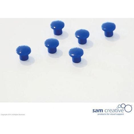 Lot d'aimants Memo 10mm bleu