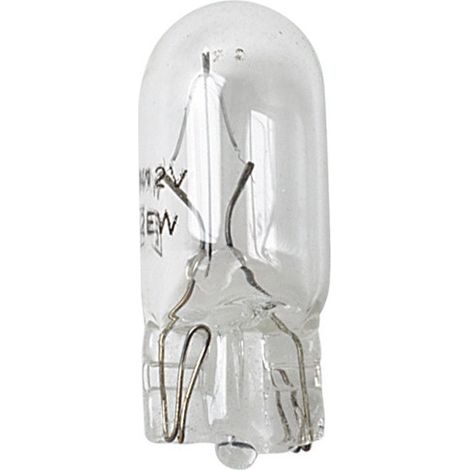 24V Lampada con zoccolo vetro - W5W - 5W - W2,1x9,5d - 2 pz  - Scatola (1/4)