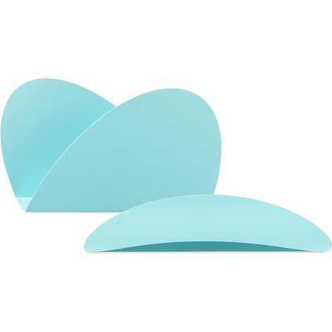 Alessi ABI09S LAZ Ellipse Set Composto da Due Contenitori in Acciaio Colorato con Resina Epossidica, Turchese (1/4)