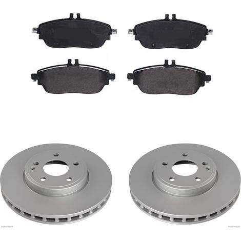 KIT FRENI ANTERIORI compatibile con MERCEDES-BENZ CLA/SHOOTING BRAKE (X117) - DISCHI + PASTIGLIE OEM: P 50 093 / 18208 , 18209 /SOSTITUZIONE DIRETTA/BASSA POLVERE/SILENZIOSO (1/5)
