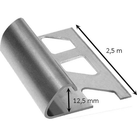 Profilo jolly tondo in acciaio 2,5 metri : Modello - 12,5 MM LUCIDO