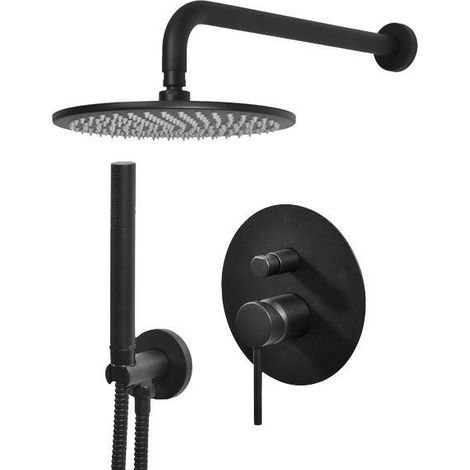 Set doccia in colore nero opaco Gattoni Easy 1490/PDNO Nero opaco