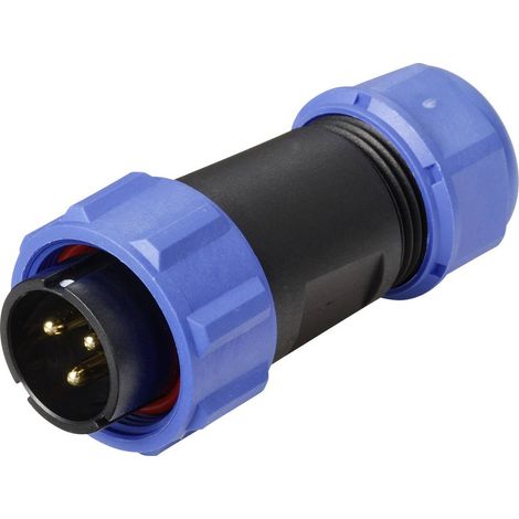 Connecteur de câble mâle, droit 3 pôles 30 A 500 V/AC IP68 Weipu SP2110 / P 3 I D28305 (1/4)