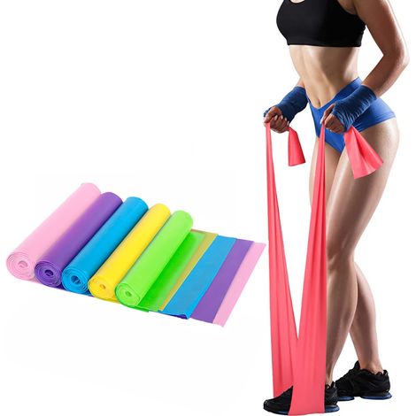 Bande Élastique De Résistance En Tpe - 5 Niveaux D Intensité Pour Musculation Et Rééducation - Lot De 1 (1/5)