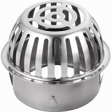 Regenrohrfilter 160 mm Bodenablauf Dachrinnenschutzfilter Antiverstopfungskappe Frontablaufabdeckung verhindert Laubablagerungen 160 mm 6 3 Zoll (1/5)
