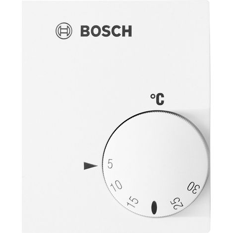 Bosch Zubehör für Wohnungsstationen Raumthermostat für Aufputz Installation, 7738333628 (1/2)