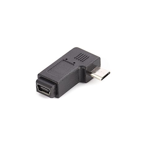 5P male micro USB to female mini USB adapter (right) for keyboard/recorder data transmission (1/5)