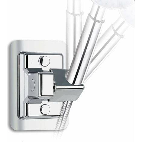 Support Douche Sans Percage,Support Pommeau de Douche Universel Réglable 360°,Support de Douche Mural,Support Mural pour Douchette orientable,Générique Support de Douche Réglable Fixée Monté-LIAIKI (1/5)