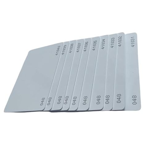 Proximity CR80 Cards Weigand Prox Blank Printable Swipe Cards Compatable with 1386 1326 H10301 format readers. Works with the vast majority of access control systems (1/3)