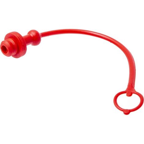 Tap贸n antipolvo rojo para racores HNV-F 1/4" FASTER TMH14