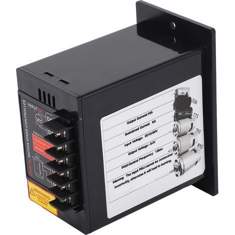 10A 12-60V Motordrehzahlregler Elektronischer Gleichstromregler für die Typen 550, 775, 795 und 895 (1/5)