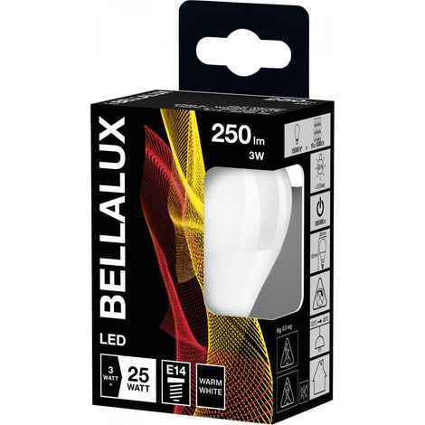 E14 LED-Glühbirne mit matter Oberfläche, 3,3W, warmweiß. (1/5)